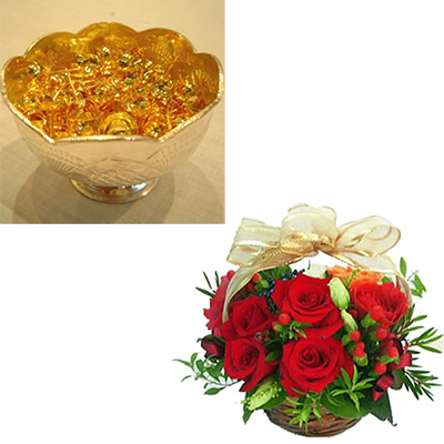 "Flowers and Silver Items - code FS06 - Click here to View more details about this Product